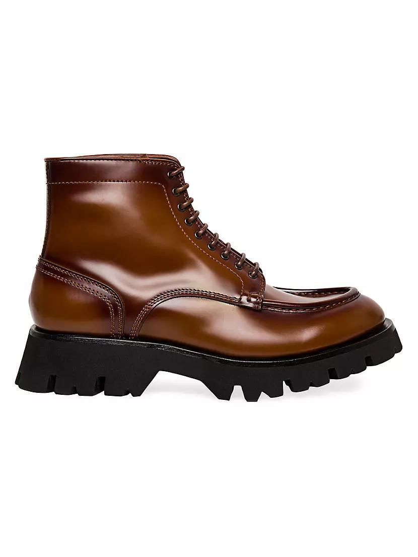 Leather Lug-Sole Ankle Boots product image