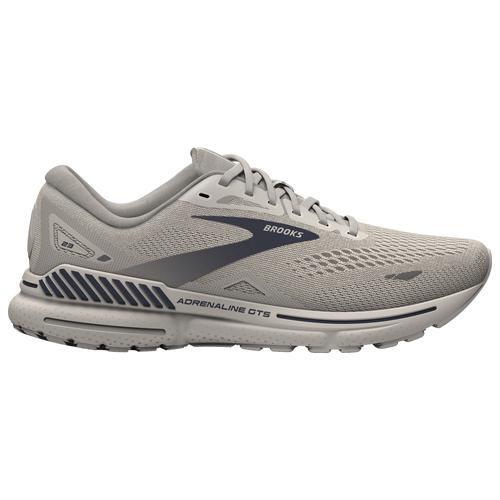 Brooks Mens Brooks Adrenaline GTS 23 - Mens Shoes Crystal Grey/Surf The Web/Grey Product Image