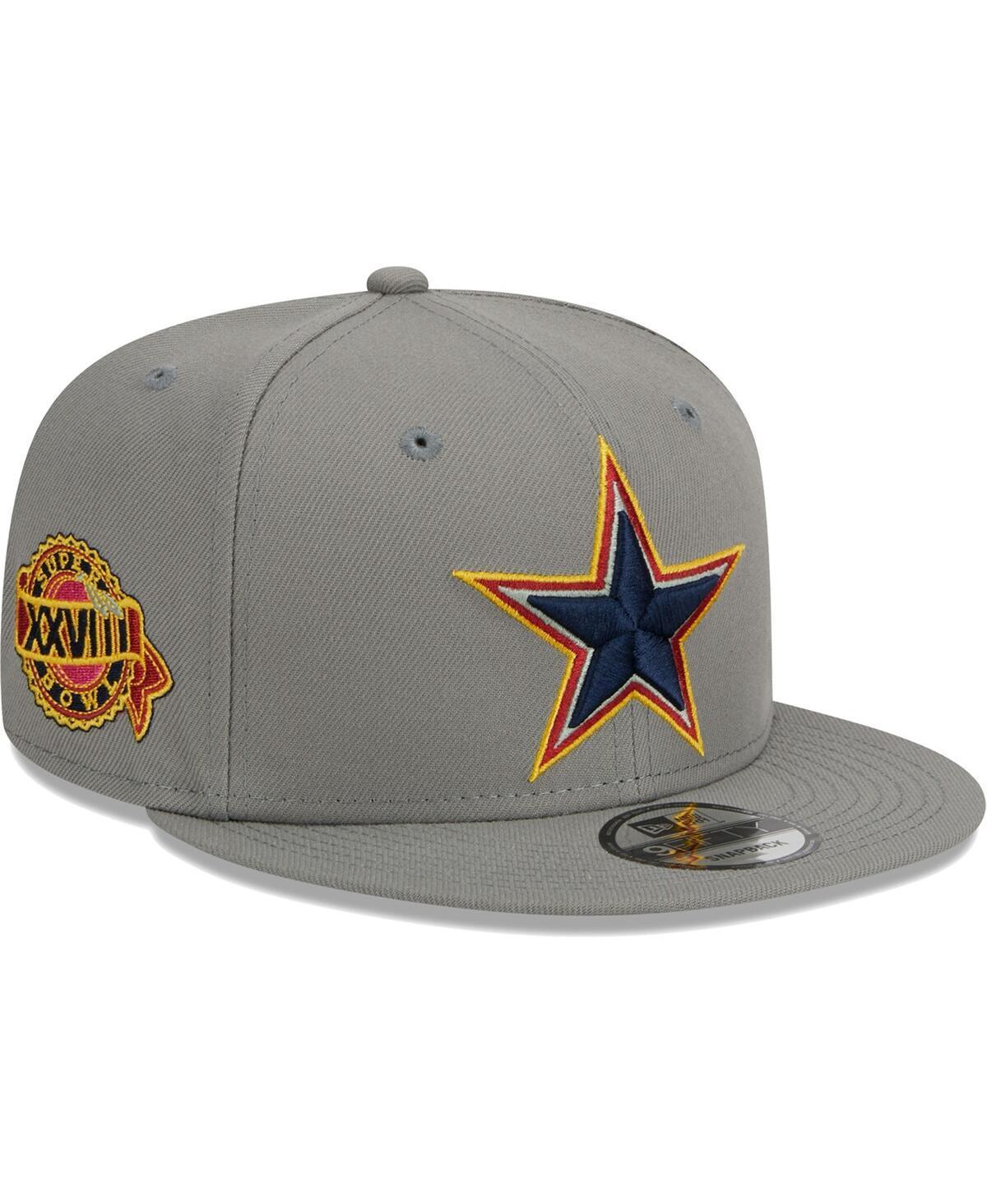 Mens New Era Gray Dallas Cowboys Color Pack 9FIFTY Snapback Hat Product Image