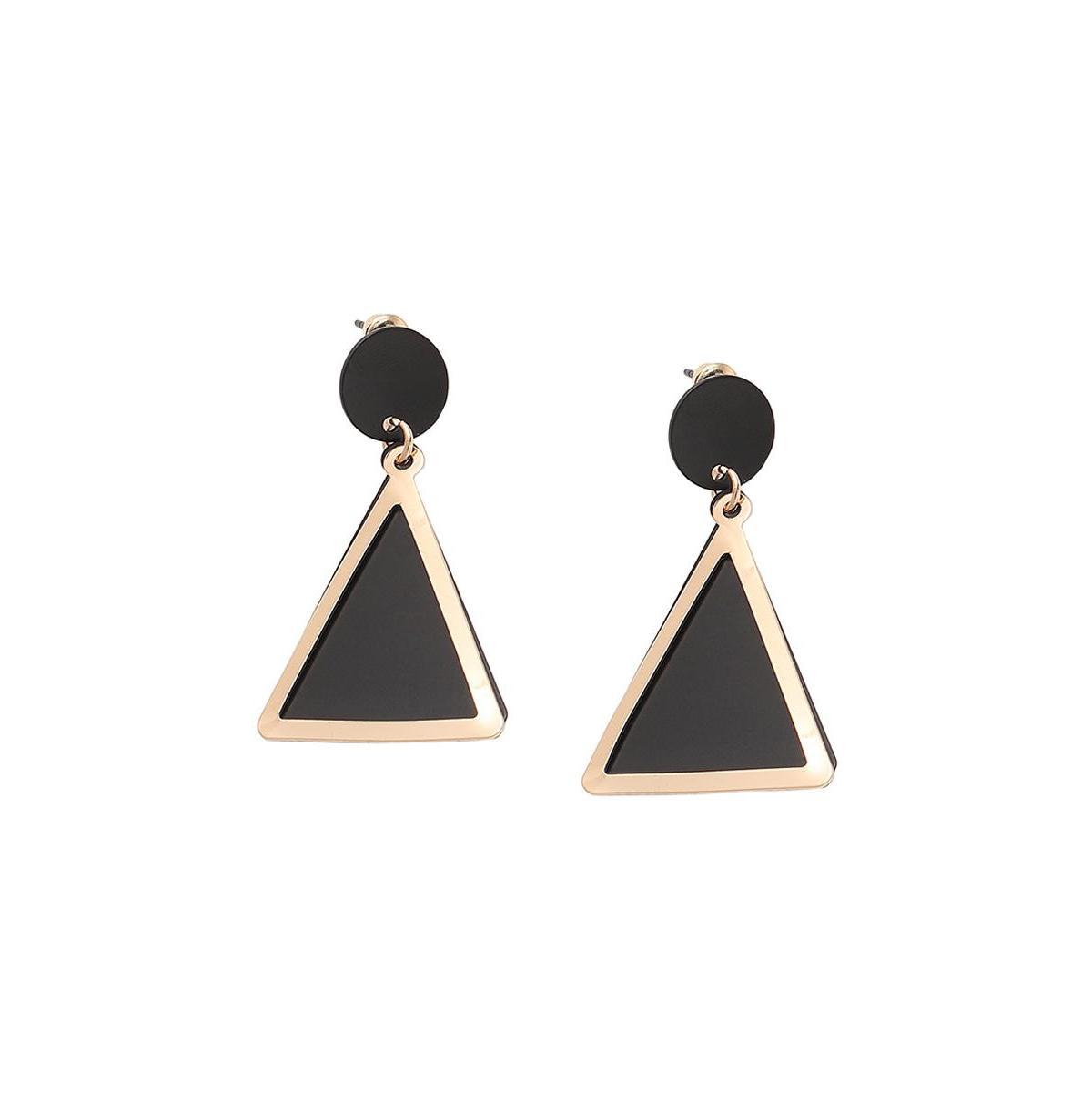 Sohi Womens Contrast Drop Earrings Product Image