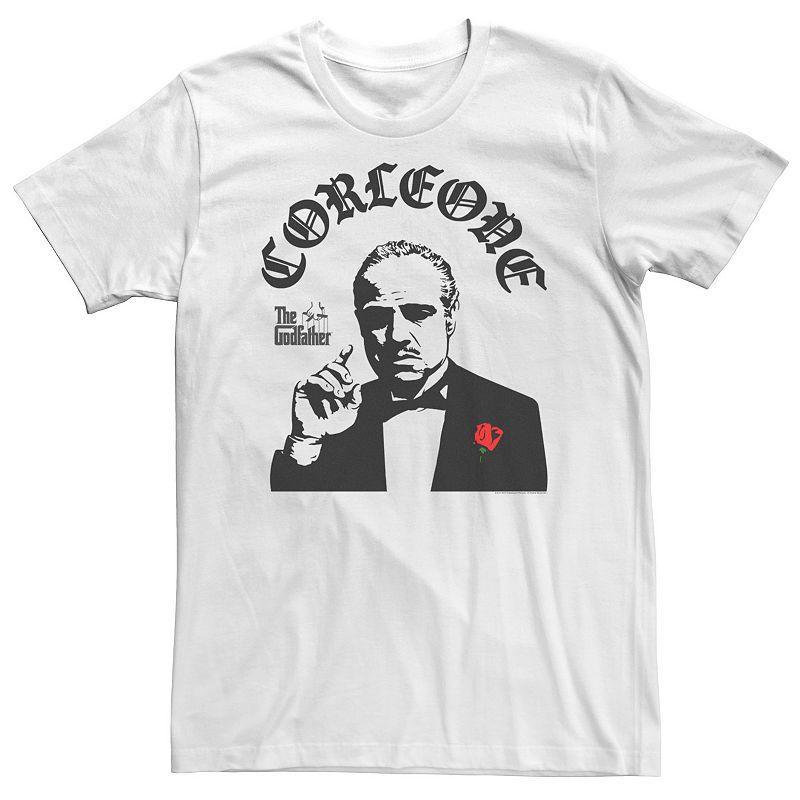 Big & Tall The Godfather Don Corleone Portrait Tee, Mens Product Image