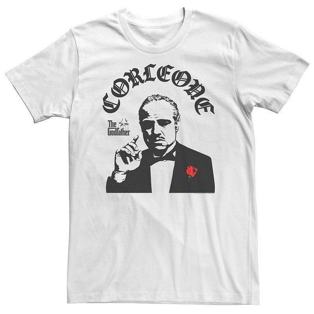 Big & Tall The Godfather Don Corleone Portrait Tee, Mens Product Image