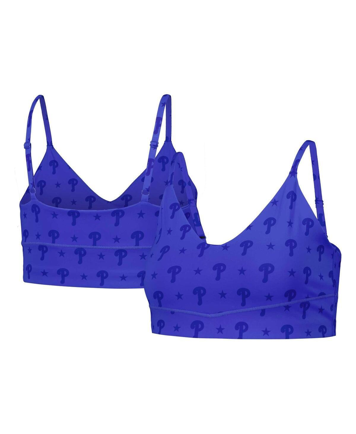 Womens Terez Royal Philadelphia Phillies Active Bra Product Image