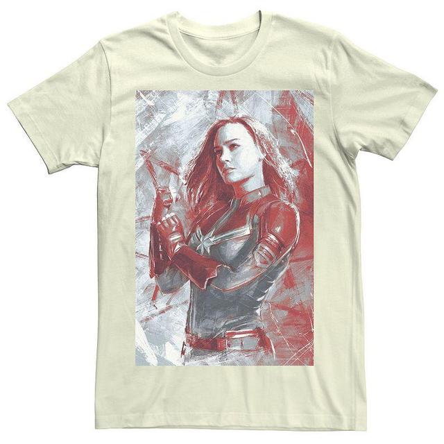 Mens Marvel Avengers: Endgame Captain Marvel Painting Tee Product Image