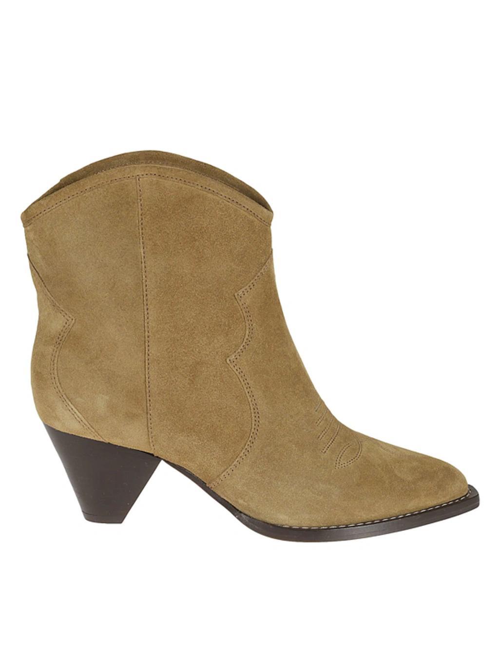 Womens Grey Boots In Brown Product Image