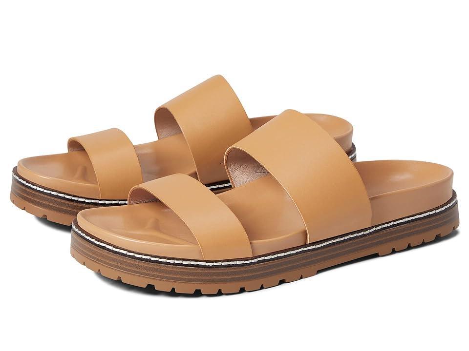 Madewell The Charley Double-Strap Slide Sandal (Desert Camel) Women's Shoes Product Image