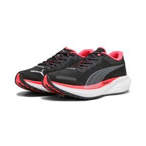 PUMA Deviate NITROâ¢ 2 Women's Running Shoes in Black/Fire Orchid Product Image