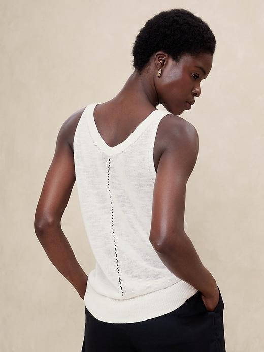 Pointelle Sweater Tank Product Image