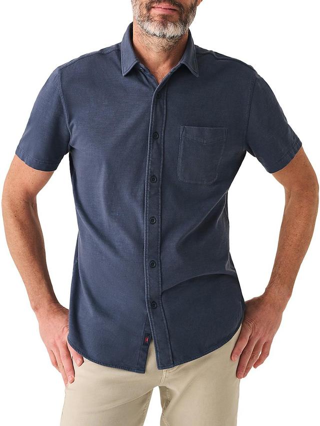 Mens Knit Short-Sleeve Shirt Product Image
