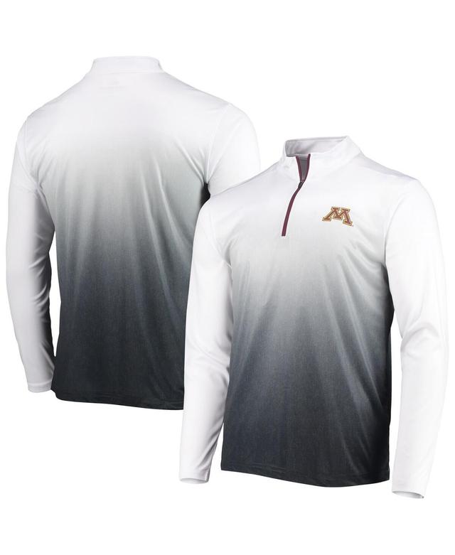 Mens Colosseum Gray Minnesota Golden Gophers Team Magic Quarter-Zip Jacket Product Image