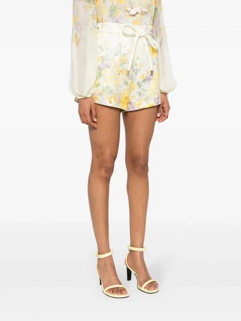 Harmony High-rise Shorts In Citrus Garden Print Product Image