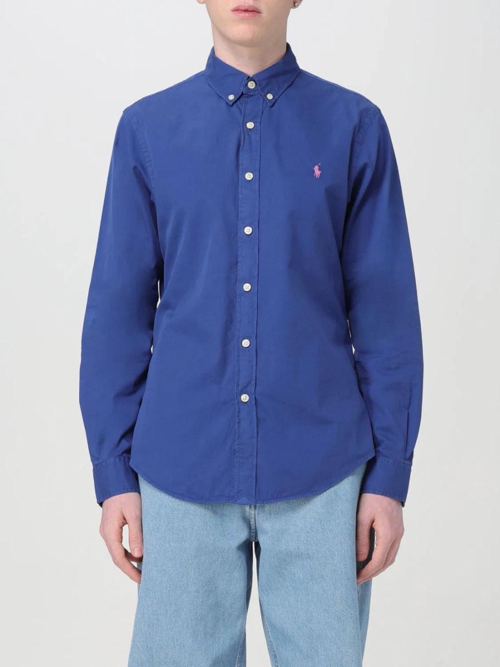 Shirt  Men Color Blue Product Image