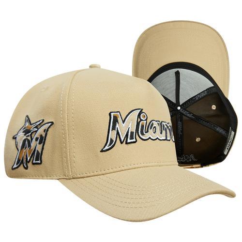 Pro Standard Mens Miami Marlins Pro Standard Marlins Animal A-Frame Adjustable Cap - Mens Product Image