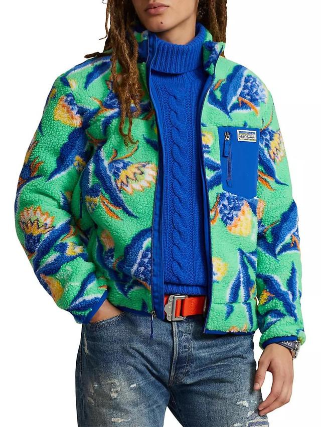 Hi-Pile Floral Fleece Jacket Product Image