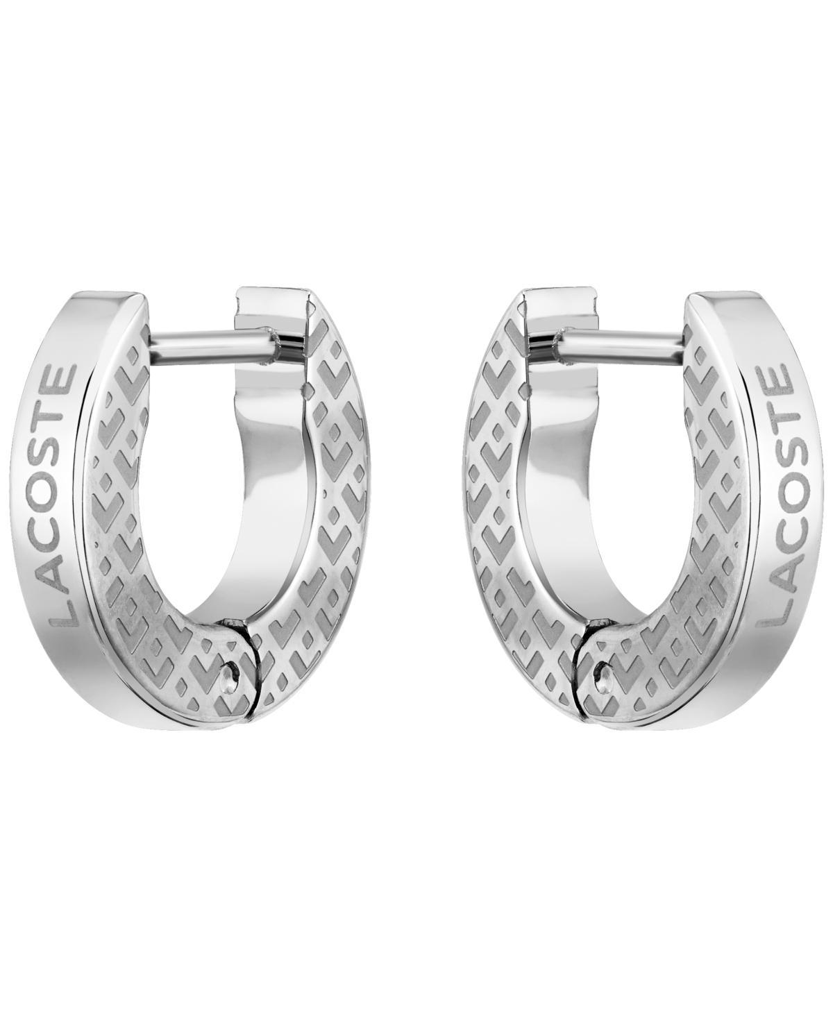 Lacoste Mens Stainless Steel Hoop Earrings Product Image