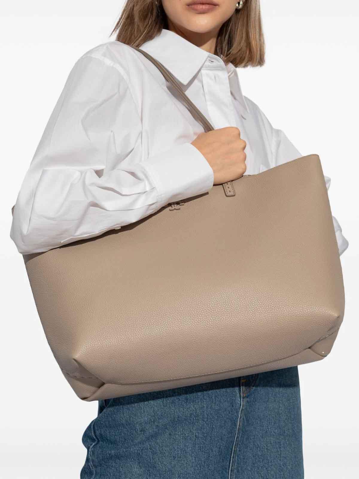 Mcgraw Leather Tote Bag In Blanco Product Image