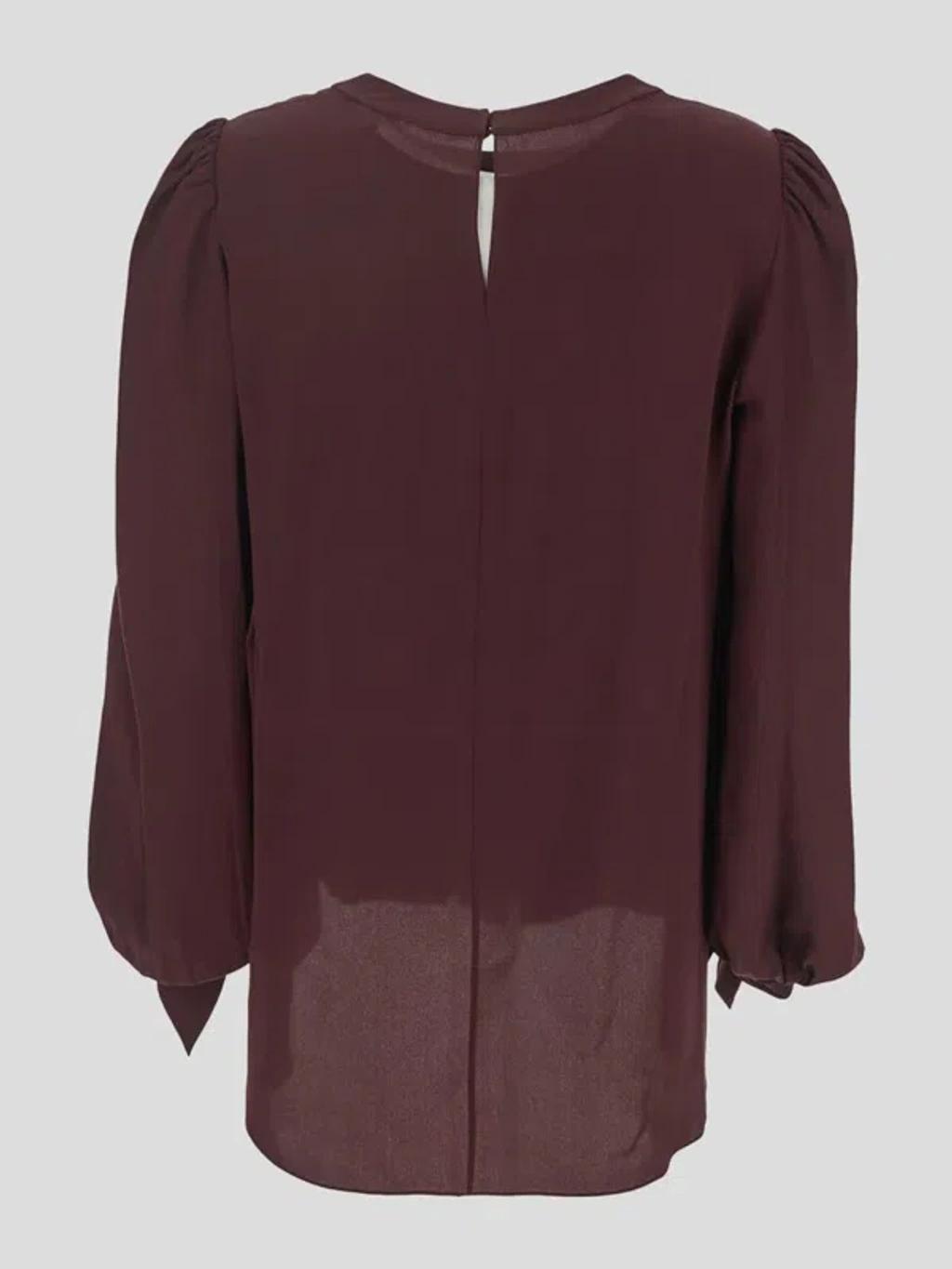 Silk Top In Purple Product Image