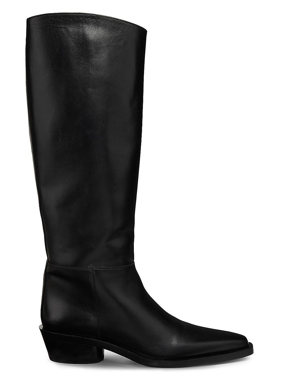 Womens Bronco Leather Knee-High Boots product image