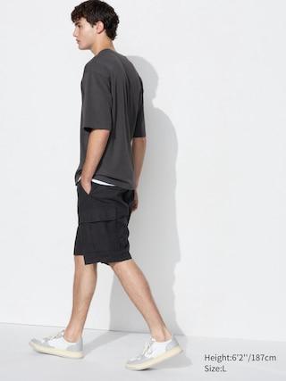 Mens Cargo Shorts (8.5) Black Medium UNIQLO US Product Image