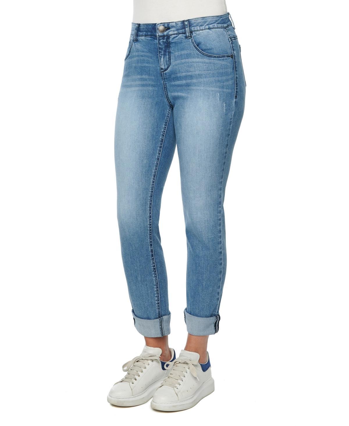 Democracy Absolution Cuffed Hem Girlfriend Jeans Product Image