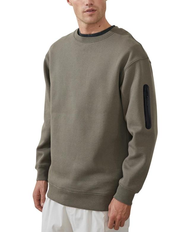 Cotton On Mens Active Crew Fleece Sweatshirt Product Image