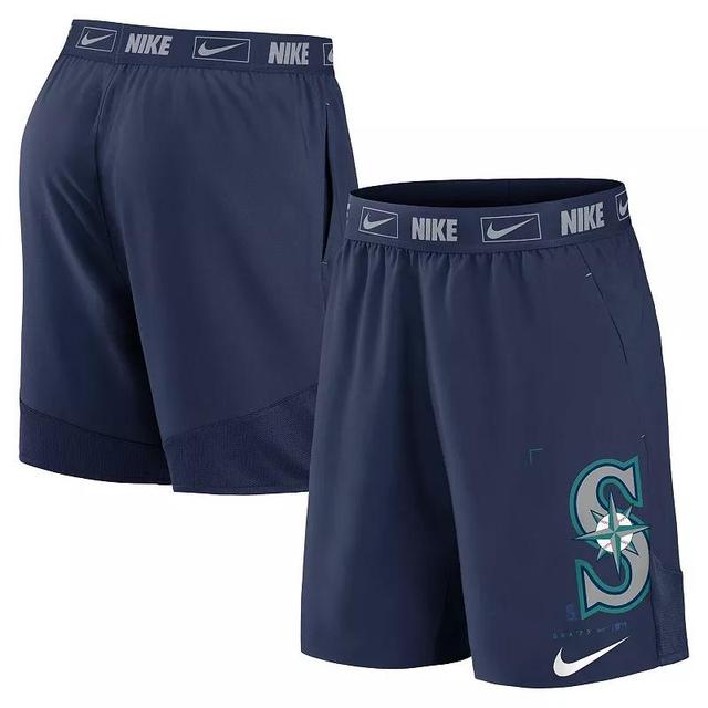 Mens Nike Seattle Mariners Bold Express Performance Shorts Blue Product Image