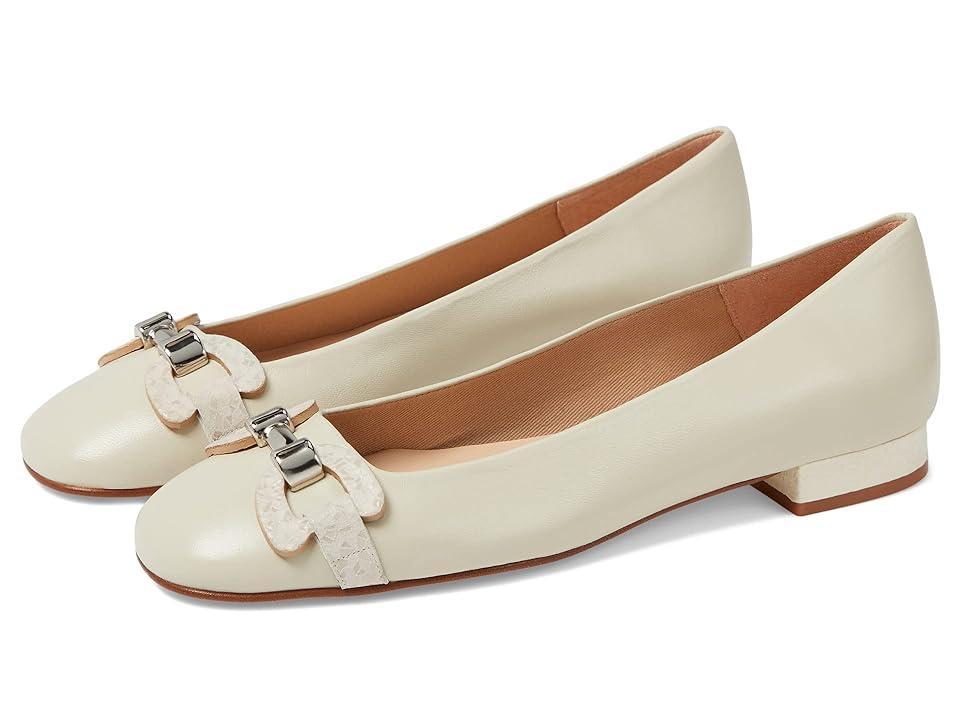 French Sole Lydia (Bone Moscow Suede) Women's Shoes Product Image