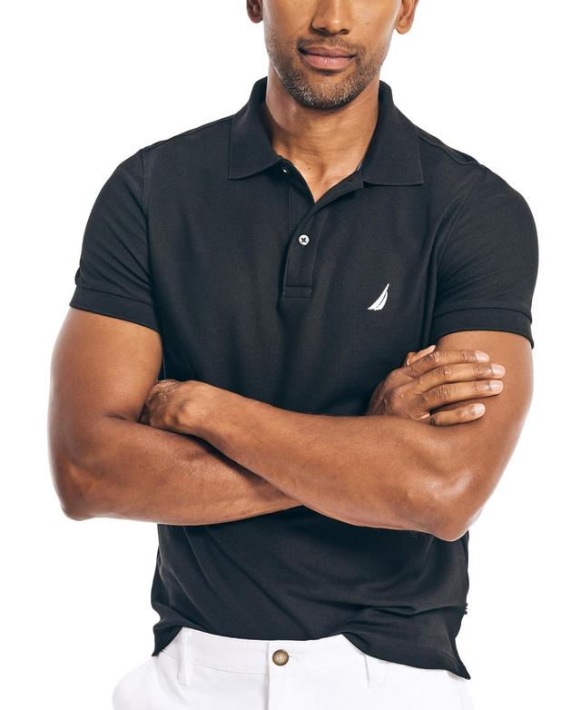 Nautica Mens Sustainably Crafted Slim-Fit Deck Polo Shirt Product Image