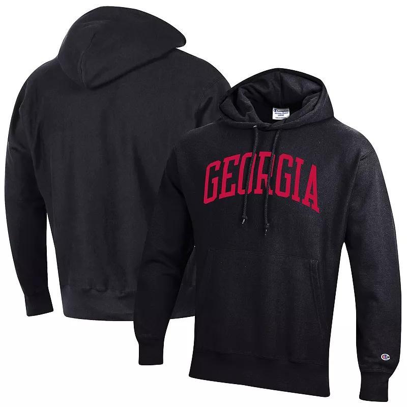 Mens Champion Black Cincinnati Bearcats Team Arch Reverse Weave Pullover Hoodie Product Image