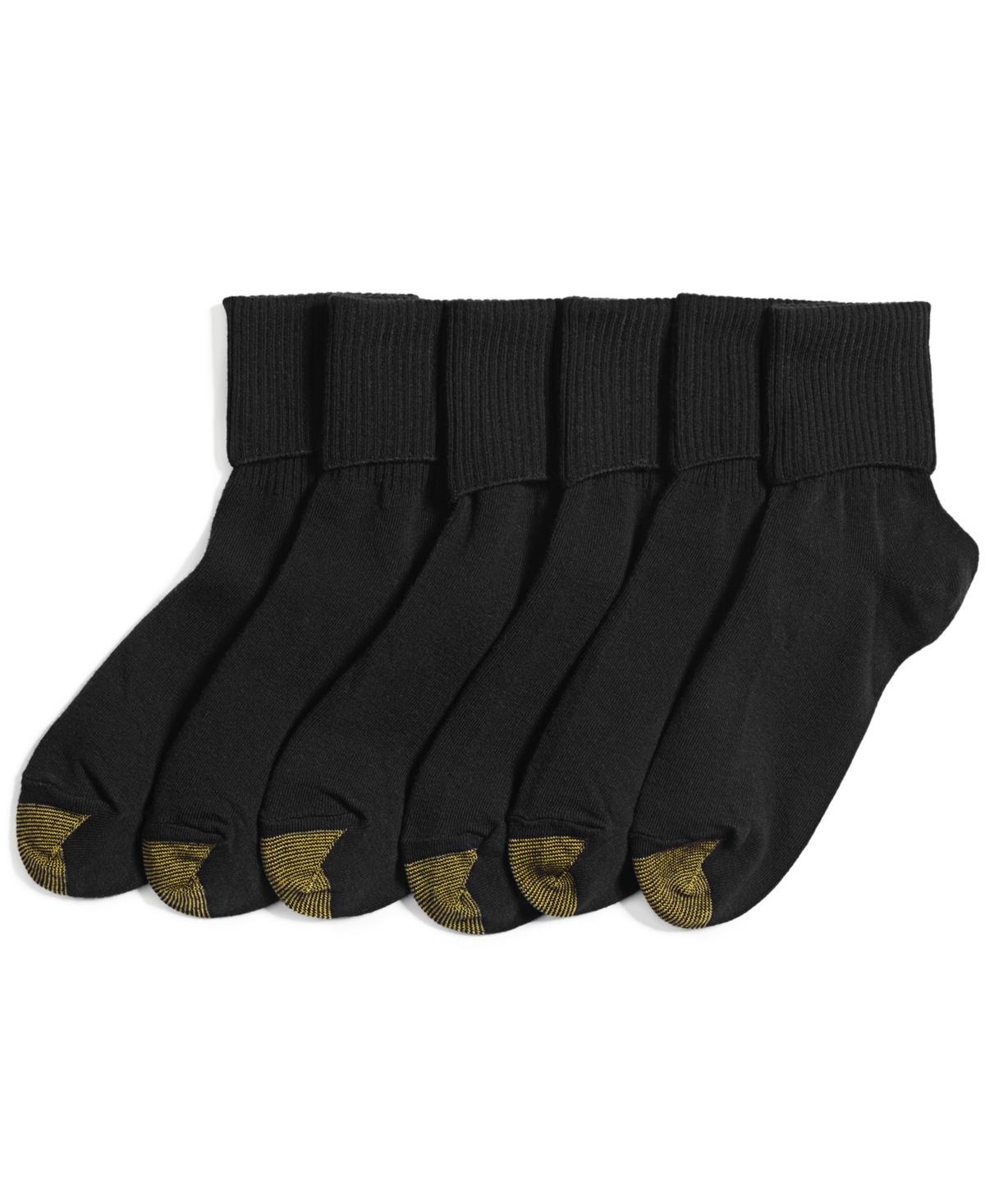 Womens GOLDTOE 6-pack Turn-Cuff Socks Product Image