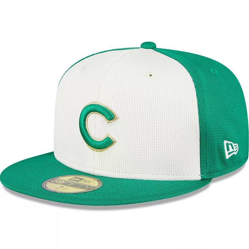 Mens New Era /Green Chicago Cubs 2024 St. Patricks Day 59FIFTY Fitted Hat Product Image