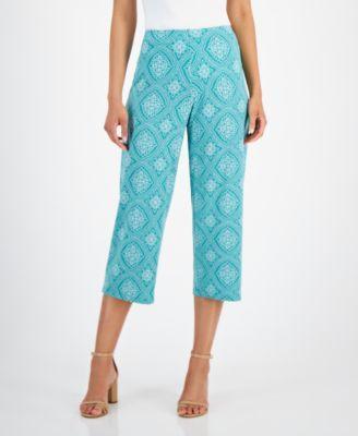 Jm Collection Womens Printed Culotte Pants, Created for Macys Product Image