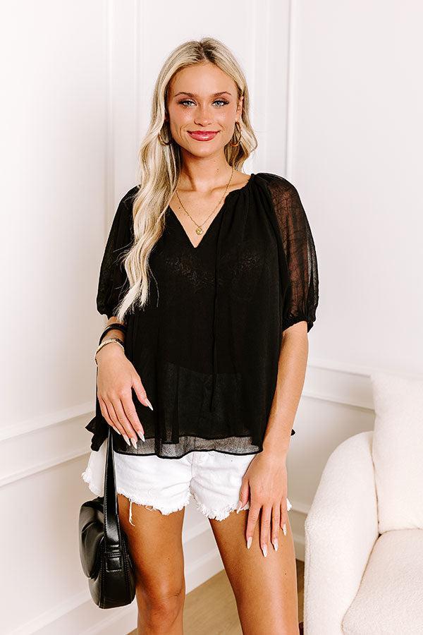 Midtown Moment Chiffon Shift Top product image