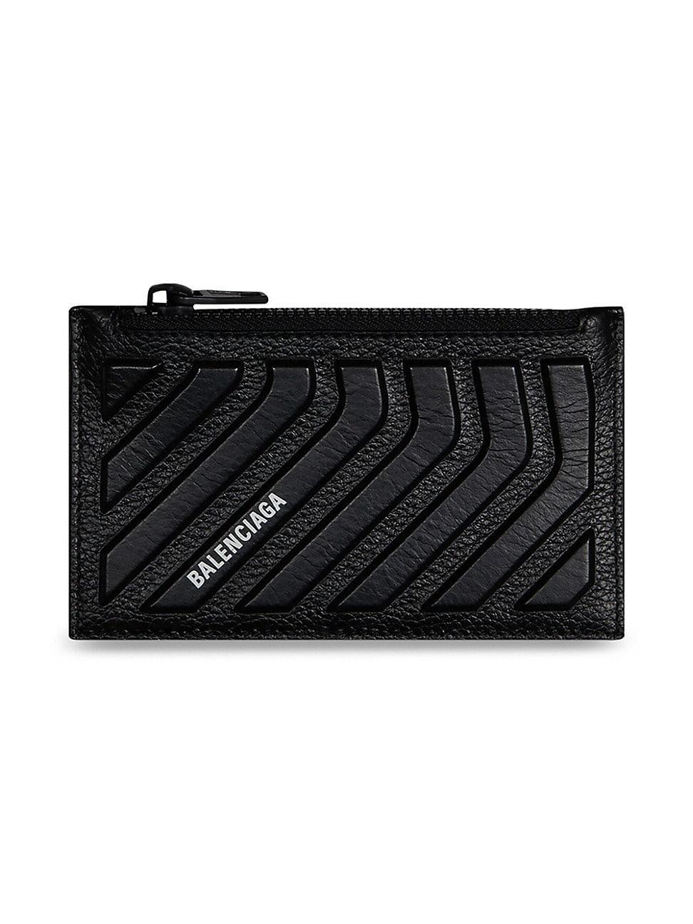 Mens Car Long Coin And Card Holder - Black - Black Product Image