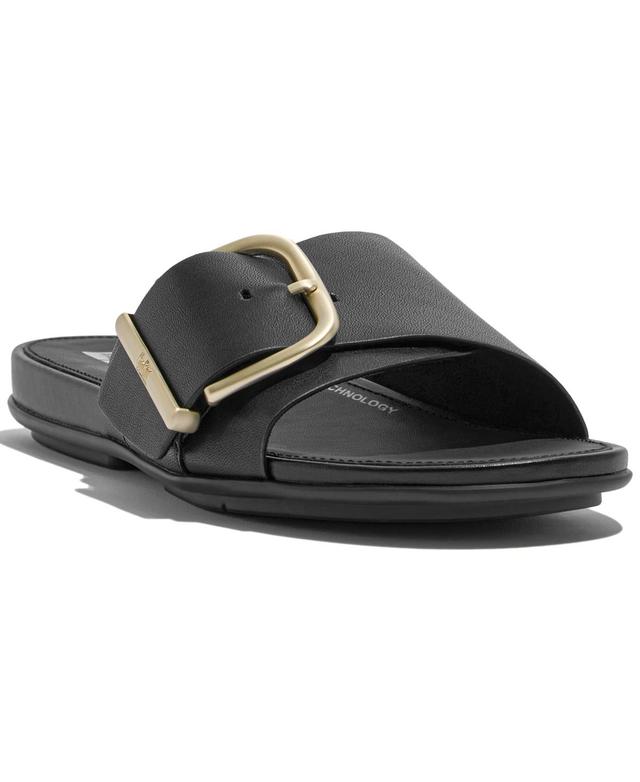 FitFlop Womens Gracie Maxi-Buckle Slide Sandals Product Image