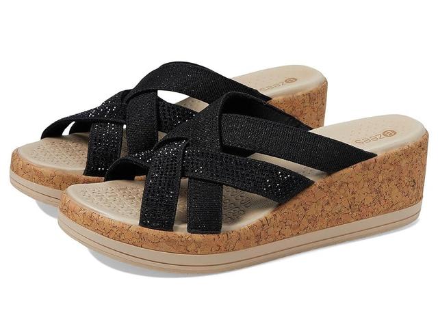 Bzees Reign Wedge Sandals Women's Sandals Product Image