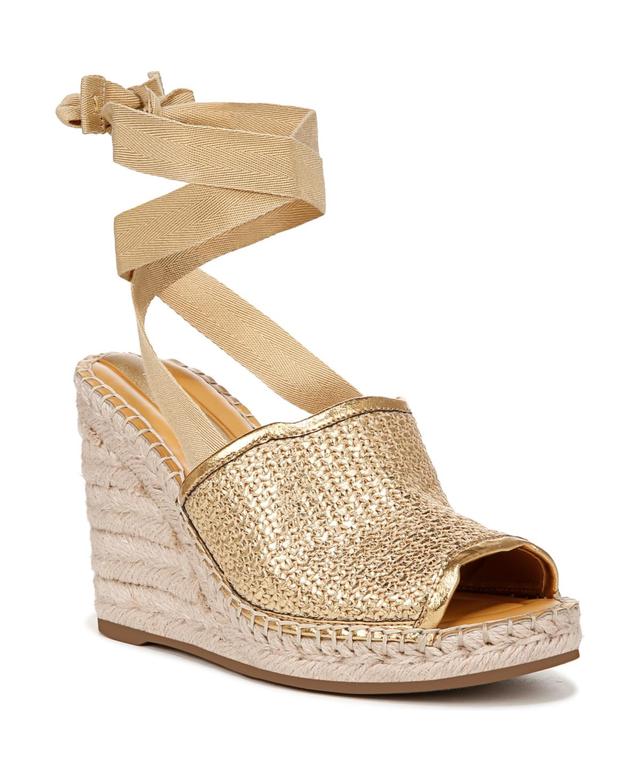 Franco Sarto Womens Sierra Espadrille Wedge Sandals - White Product Image