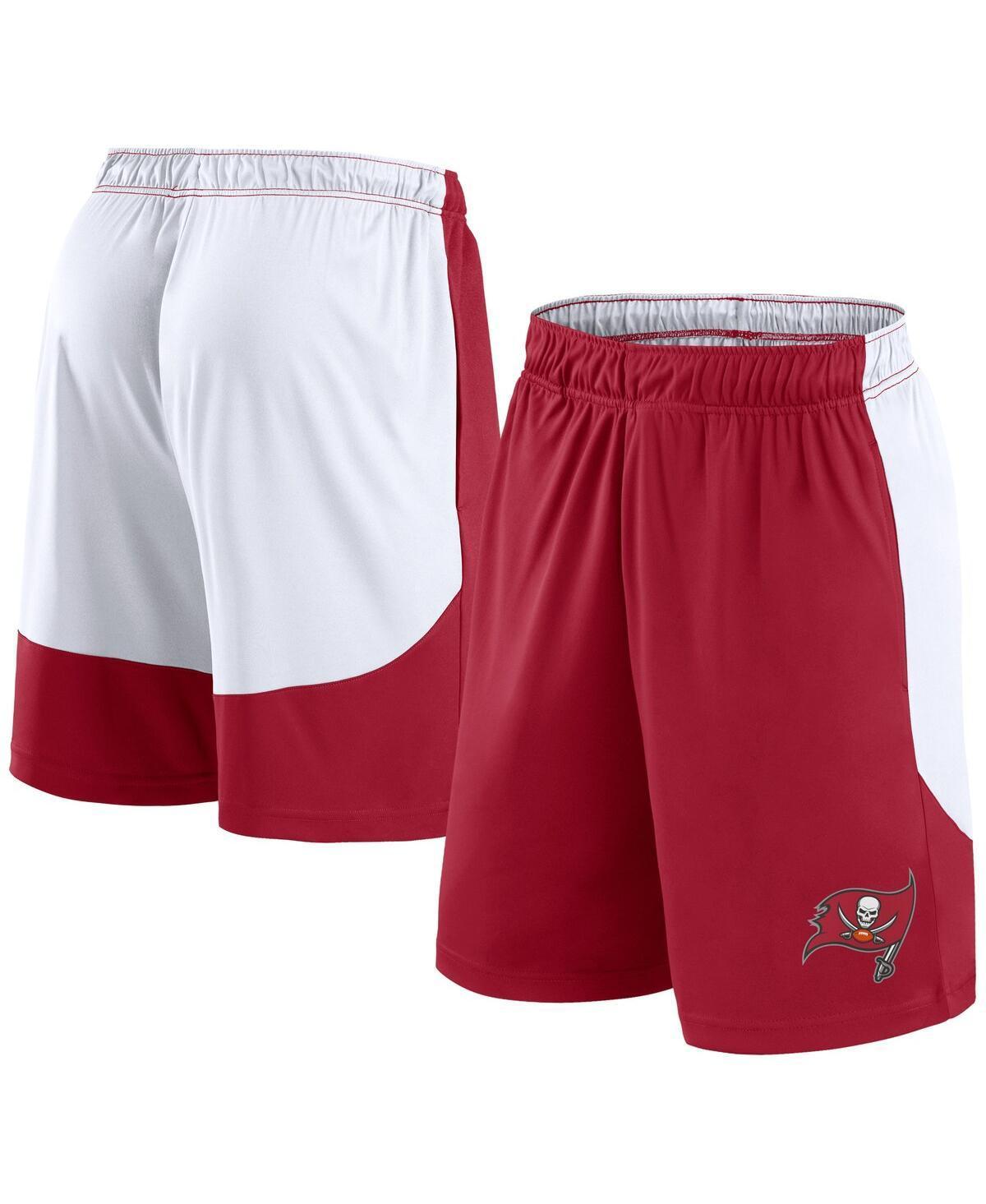 Fanatics Mens Red Tampa Bay Buccaneers Go Hard Shorts - Red, White Product Image