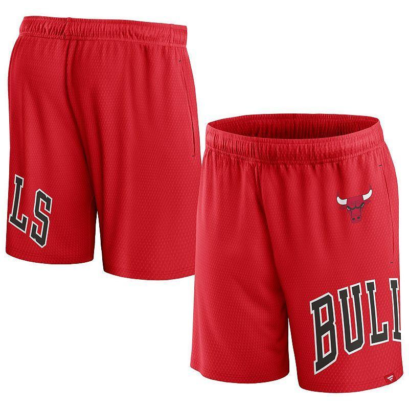 Mens Fanatics Branded Chicago Bulls Free Throw Mesh Shorts Product Image