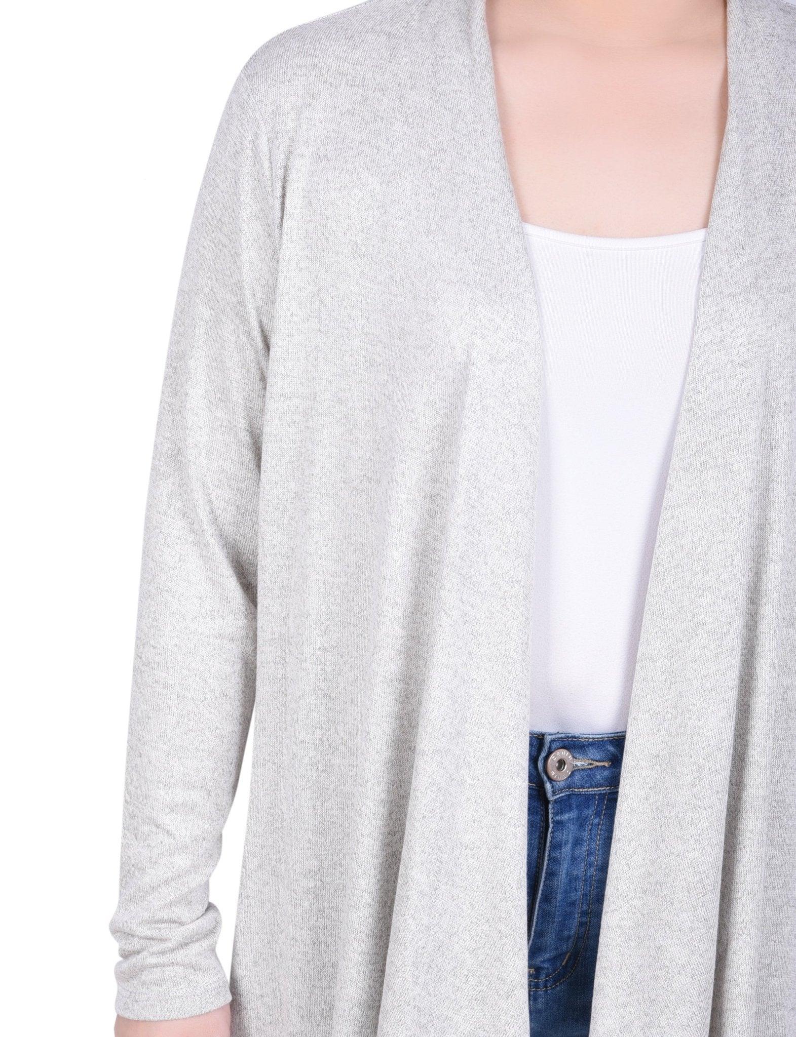 Long Sleeve Swing Cardigan - Petite Product Image