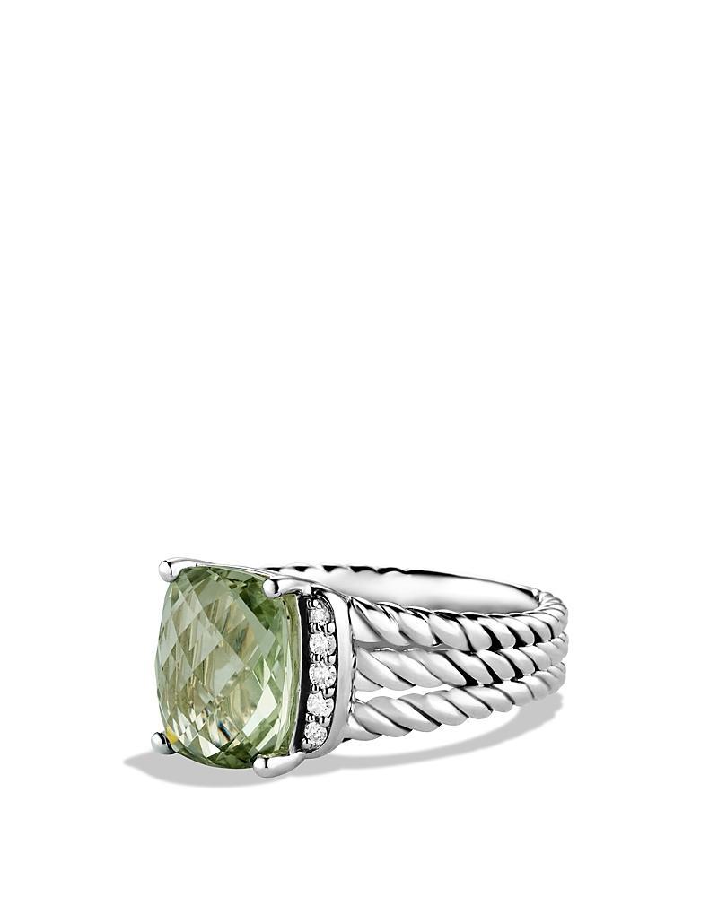 Womens Petite Wheaton Ring With Pav Diamonds Product Image