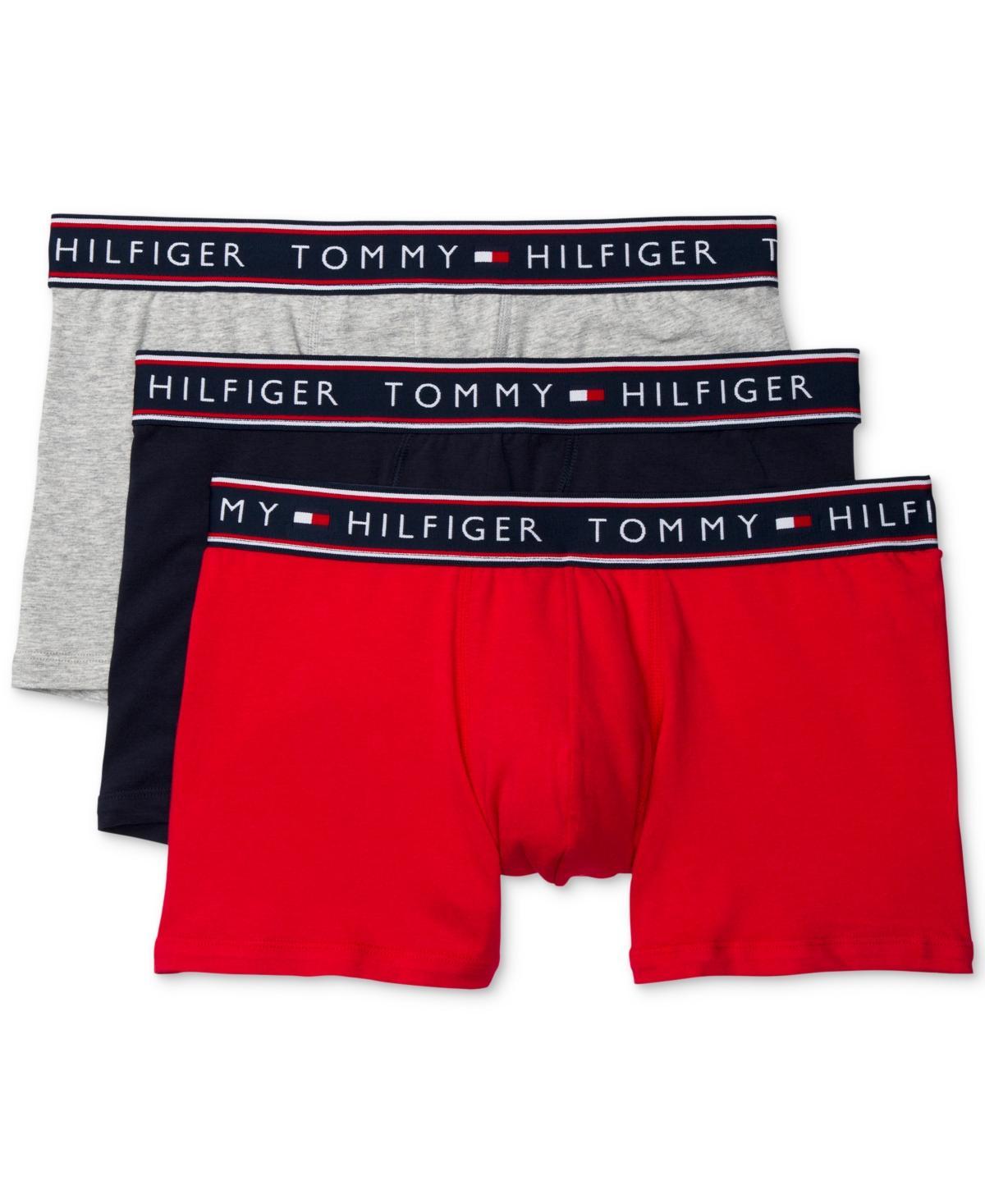 Tommy Hilfiger Men's Cotton Stretch Trunk 3-Pack Product Image