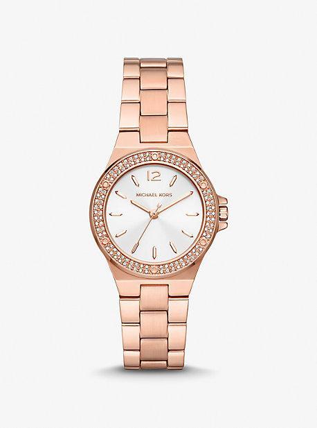 Oversized Pavé Logo -Tone Watch Product Image