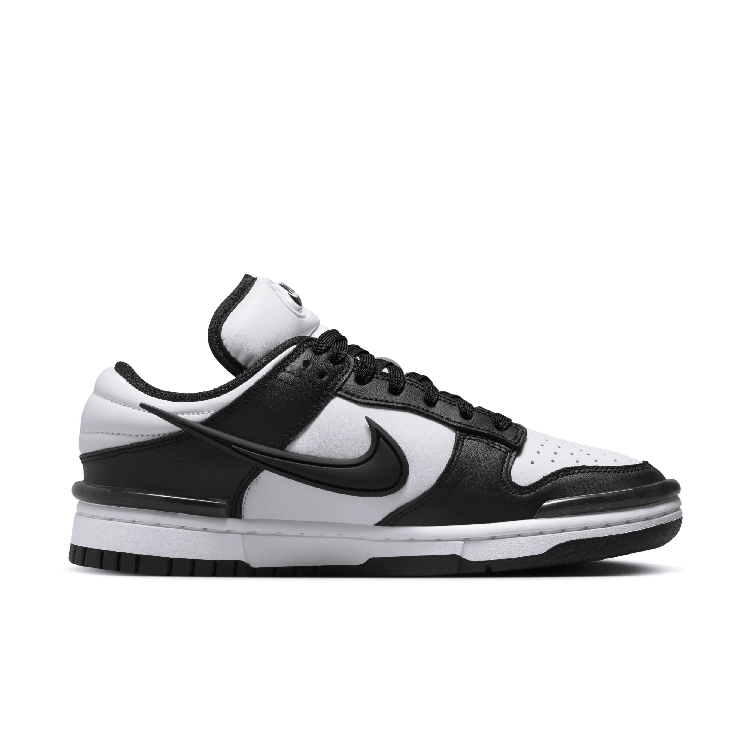 Nike Dunk Low sneakers in black iridescent Product Image