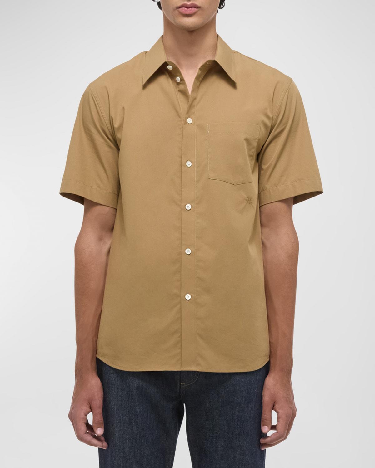 Mens Cotton Button-Front Shirt Product Image