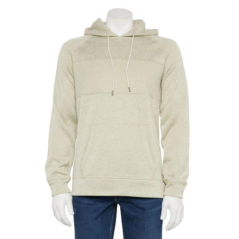 Mens Caliville Mixed-Fabric Fleece Hoodie Product Image