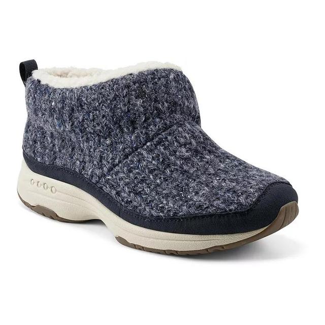 Easy Spirit Trippin Womens Slipper Boots Blue Knit Team Product Image