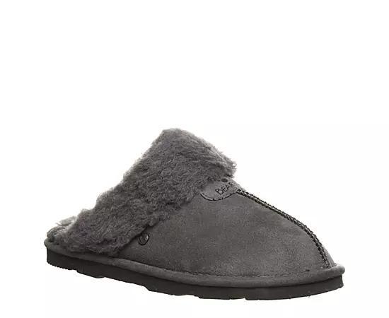 Bearpaw Loki Womens Vegan Scuff Slippers Grey Product Image