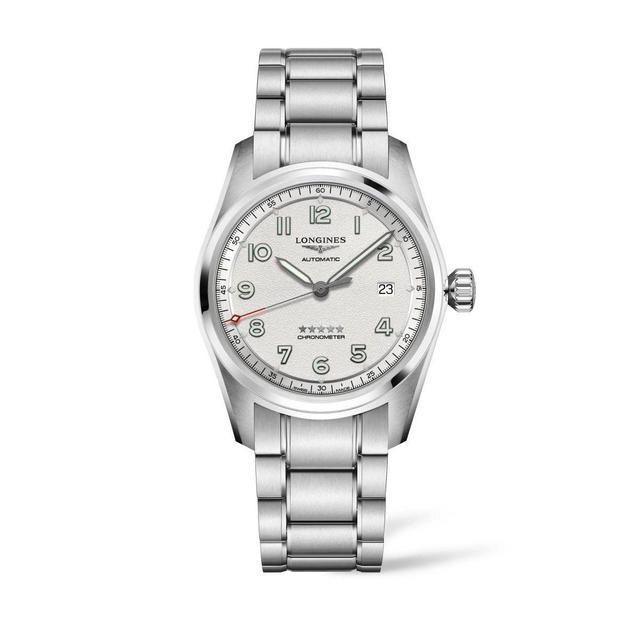 Longines Mens Automatic Spirit Stainless Steel Chronometer Bracelet Watch 40mm - Silver Product Image