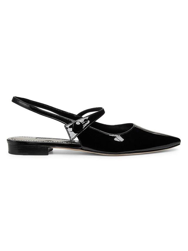 Leather Mary Jane Ballerina Flats Product Image